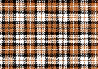 Autumn fashion fabric plaid tartan vector