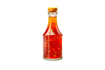 Hot sauce bottle. isolated object, transparent background