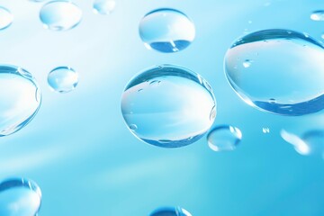  raindrop circles in sunshine from above on transparent water background