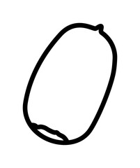 acorn nut fall autumn  line art illustration