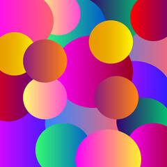 Gradient Bubbles (varying sizes)