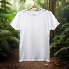 white t-shirt with no logo
