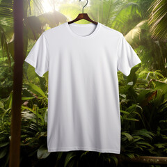 white t-shirt with no logo