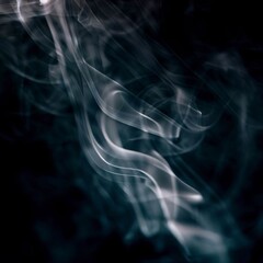 Abstract Smoke In Dark Background