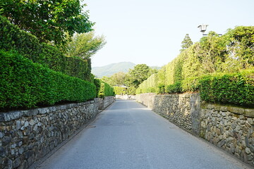 Chiran Samurai Residence Complex or Samurai District in Kagoshima, Japan - 日本 鹿児島 知覧武家屋敷庭園