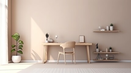 A workspace interior wall mockup 3d rendered. Generative ai












+





















































































































