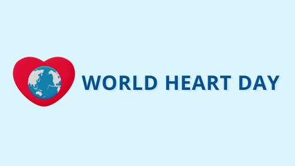 Video Animation on the theme of World Heart Day observed each year on September 29th worldwide. motion graphics