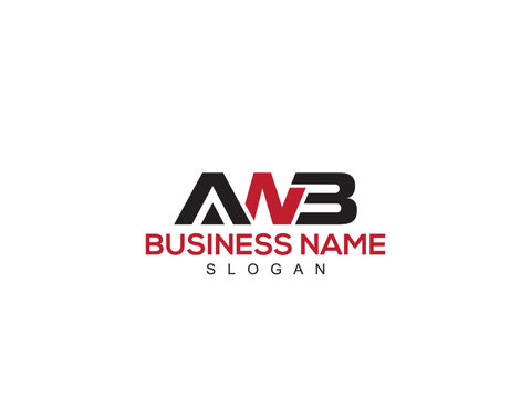 AWB Modern Logo Letter, Initial Aw Monogram Logo For Shop