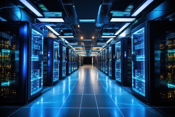 Server room in data centre