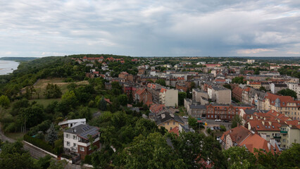 Grudziądz panorama miasto stare miasto