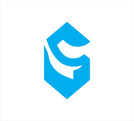 Unique letter S shapes logo font