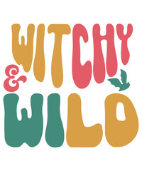 Retro Halloween SVG Bundle, Halloween SVG, Groovy Halloween Sublimation Designs, Hippie Halloween svg, Spooky svg, Retro Svg, Trendy svg