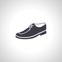 man shoe icon. Men classic derby shoes icon.