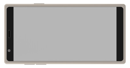 mobile phone top view