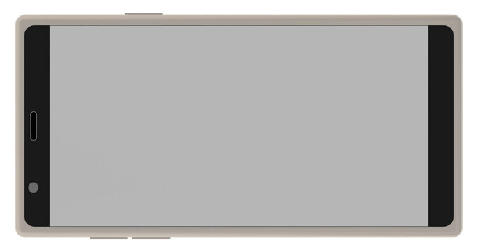 mobile phone top view