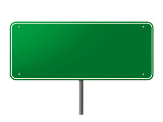 Road sign isolated on transparent or white background, png - obrazy, fototapety, plakaty