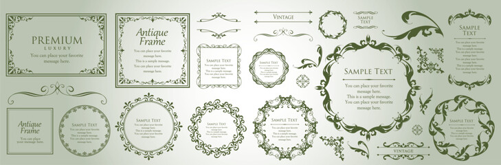 高級感のあるフレームデザイン