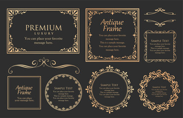 高級感のあるフレームデザイン