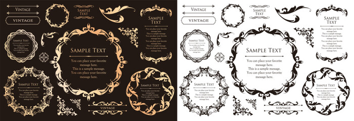 高級感のあるフレームデザイン