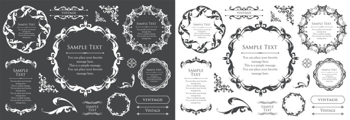 高級感のあるフレームデザイン