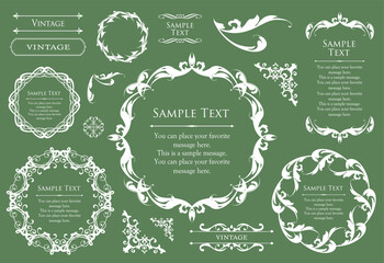 高級感のあるフレームデザイン