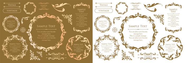 高級感のあるフレームデザイン