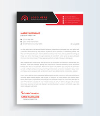 Real Estate Building And Construction Company Letterhead, Creative And Clean Business Style Print-ready Letterhead Template