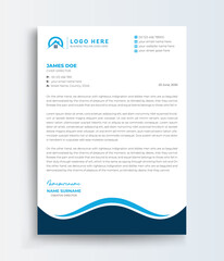 Real Estate Building And Construction Company Letterhead creative modern professional business letterhead design template. Abstract clean corporate identity minimal letterhead template design.
