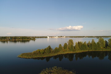 Siverskoe lake. Vologda region, Russia  