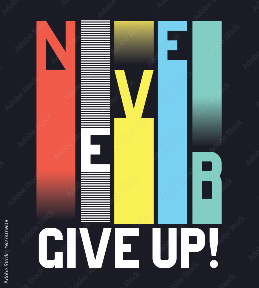 Poster tee print design as vector