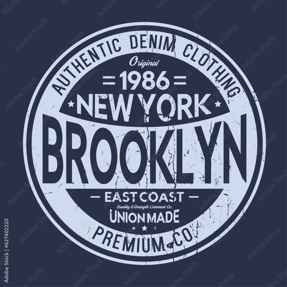 Poster vector label design for tee print as vector