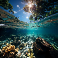 Obraz premium underWater