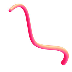 3D Line Wave Pink