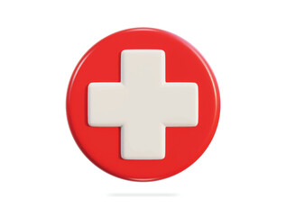 medical 3d in modern pharmacy symbol Health insurance icon concept Pharmacy concept