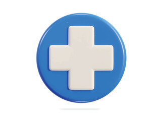 medical 3d in modern pharmacy symbol Health insurance icon concept Pharmacy concept