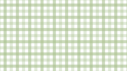 Green and white plaid checkered pattern