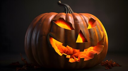 Citrouille d'halloween, généré par IA