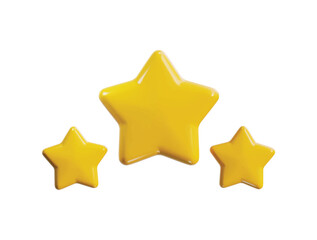 yellow shine star icon 3d render vector illustration