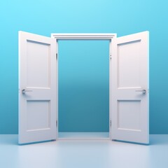 Naklejka premium door to the sky