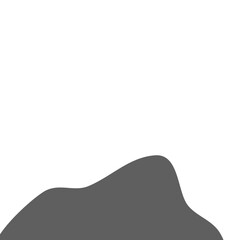 Hand Drawn Stone in Flat Style