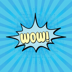 Cartoon comic background with various speech bubbles, symbols, pop-art style and sound effect and  style Rays, radial, halftone, dotted effect colored Halftone Backgrounds, Colorful Comic book, 