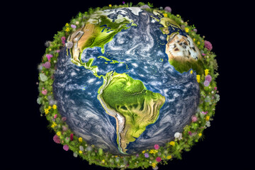 Fototapeta premium World diversity concept - Generative AI