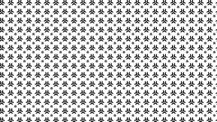 Abstract geometric pattern in black and white colors. For fabric, banners, surface design, packaging Vector illustration