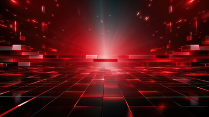 Red cyber monday background with empty space for text 