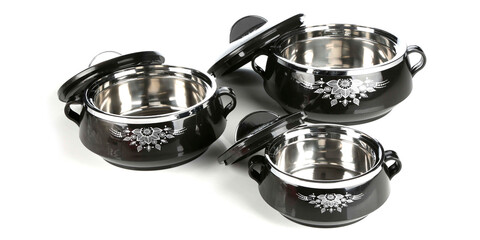 Images of a hot pot on a white background