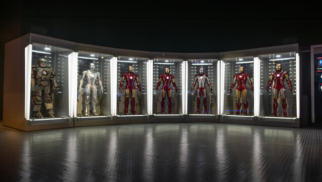 Some Iron Man Marks on Tony Stark garage, 24 Jul, 2023, Sao Paulo, Brazil