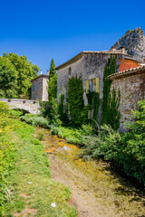 Fototapeta na wymiar Dans le village de Saou dans la Drôme