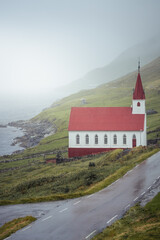 Kirche auf den Färöer-Inseln