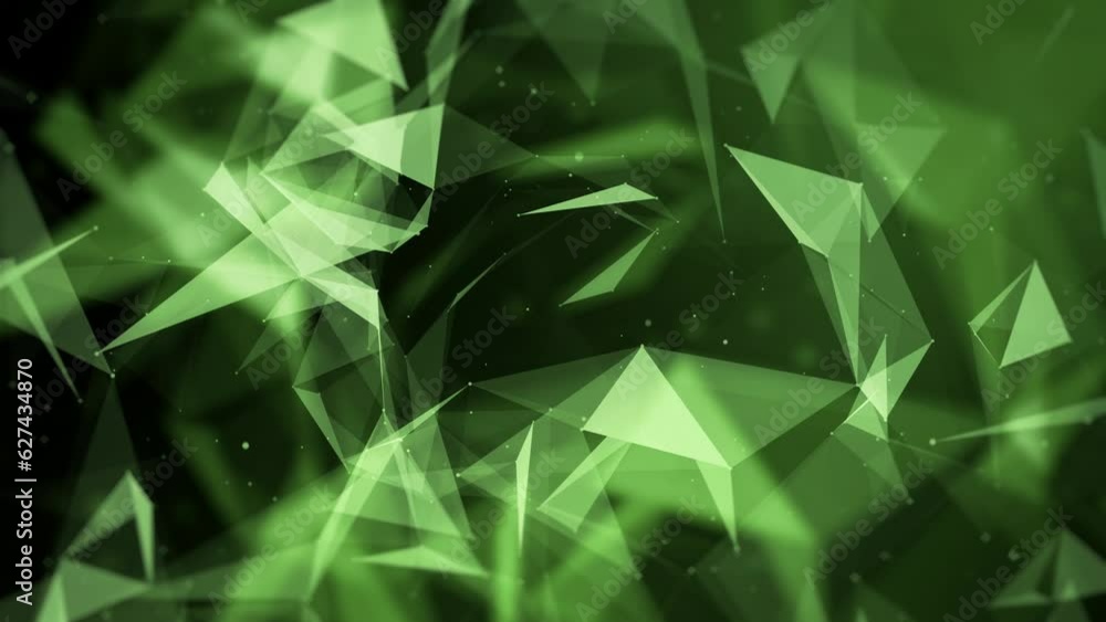 Poster abstract digital connection moving dots and lines. 4k digital connection technology background. netw