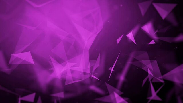 Abstract digital connection moving dots and lines. 4K Digital Connection Technology background. Network connection structure. Plexus effect. 3d Seamless loop. 